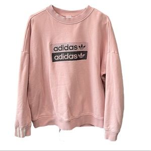 light pink adidas pullover